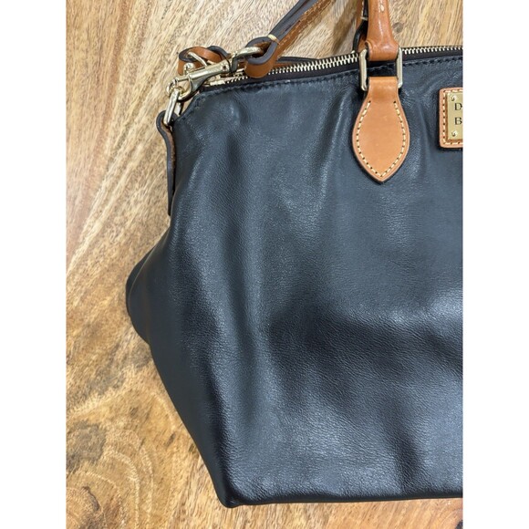 Dooney & Bourke Satchel Black Leather Crossbody Handbag - Picture 3 of 12